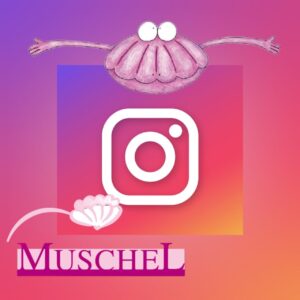 Instagram-Logo mit Muschel